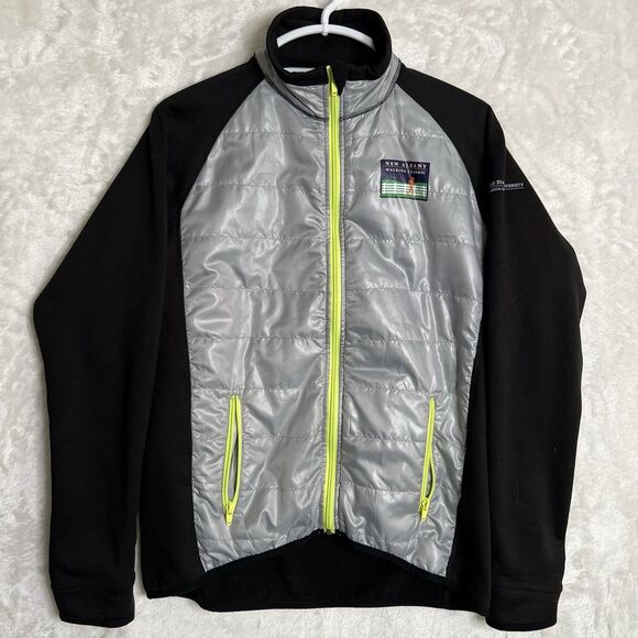 Walking Woman’s Sz L Jacket Light Full Neon Zip Fleece Sports Outdoor Hiking - Picture 3 of 12